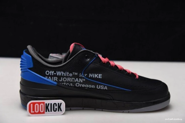 Retro Jordan DJ4375-004 SP Black Low Off-White 2 Blue 0829